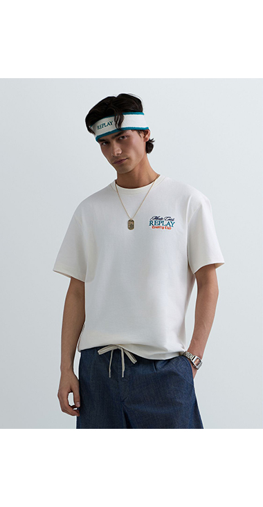 REPLAY &times; Monte Carlo Country Club オーバーサイズ Tシャツ 詳細画像